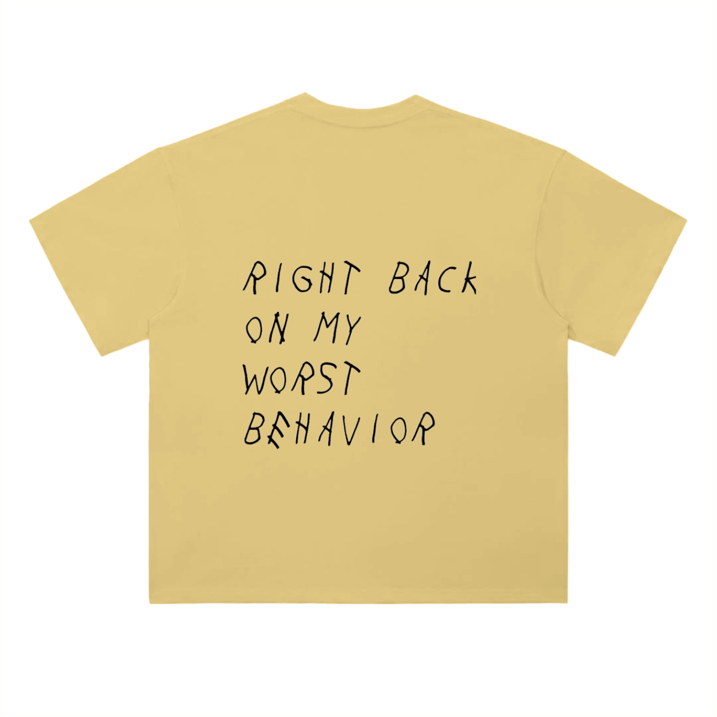 Heavyweight Drop Shoulder Cotton T-Shirt
