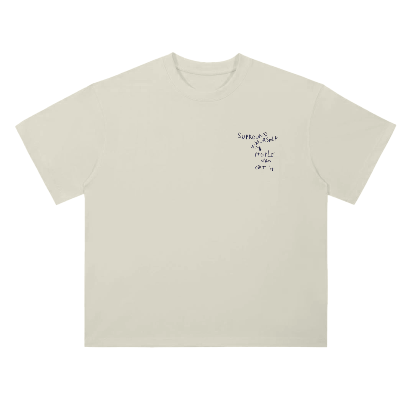 Heavyweight Drop Shoulder Cotton T-Shirt