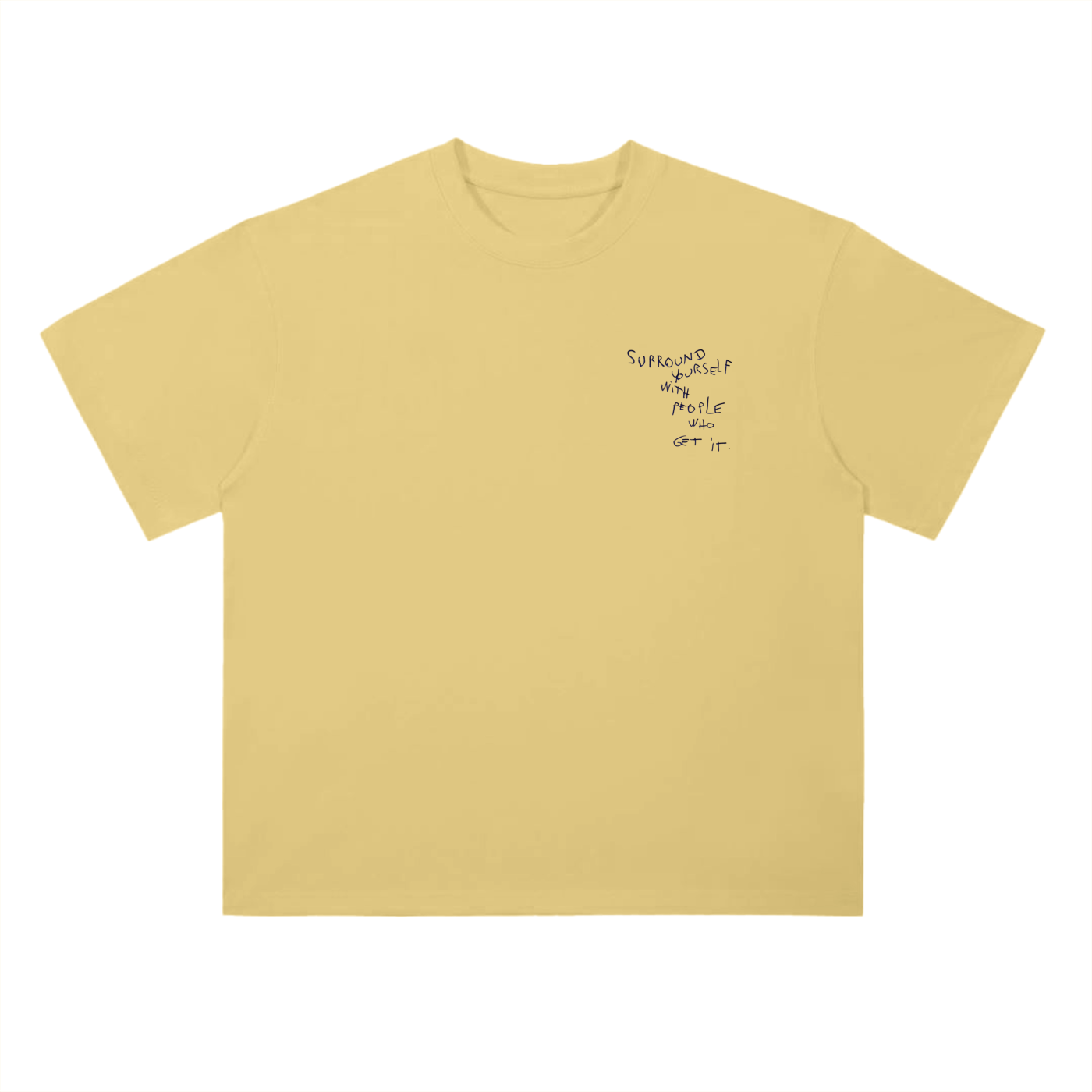 Heavyweight Drop Shoulder Cotton T-Shirt