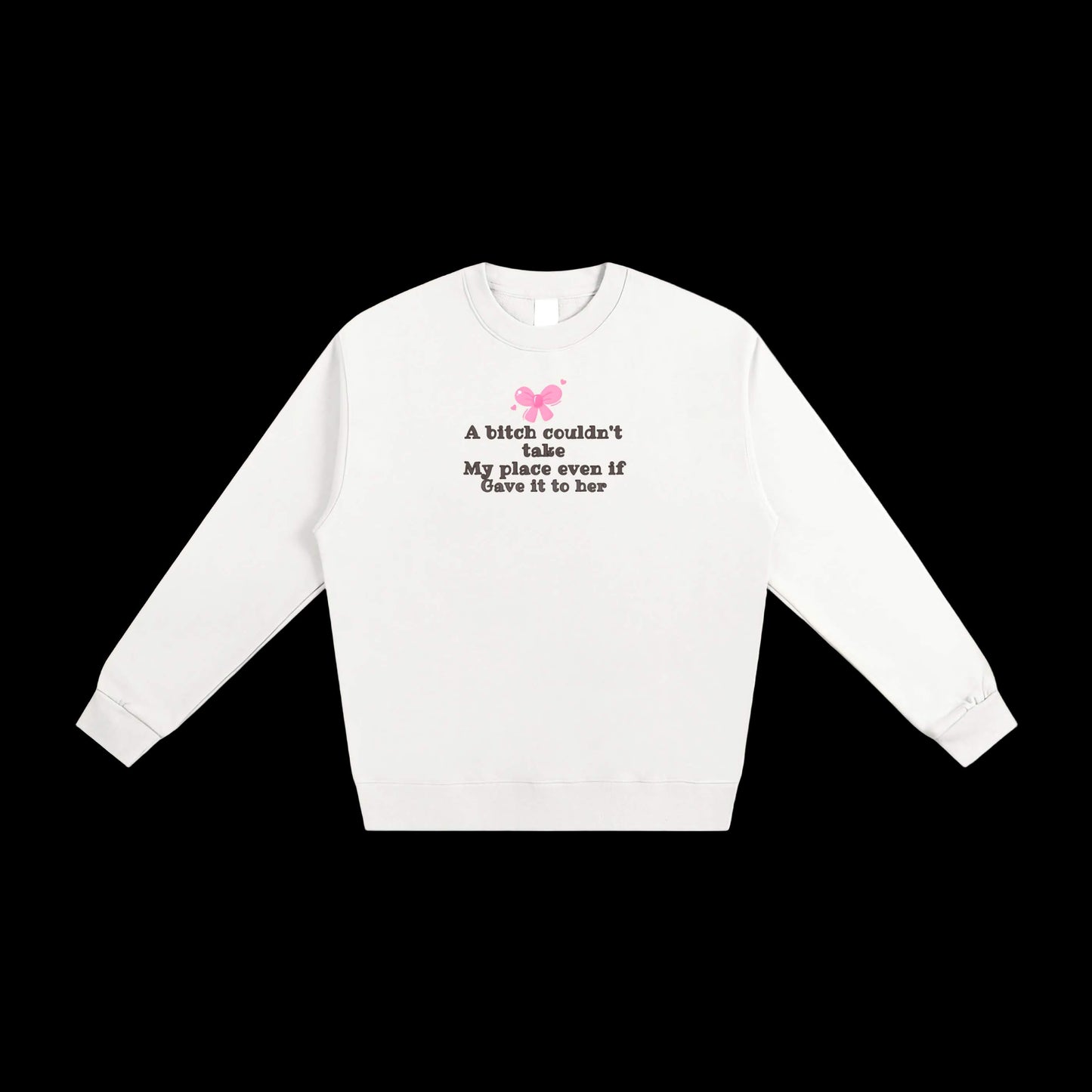 CREWNECK A BITCH COULDNT PREMIUM -400gsm Essential crewneck Sweatshirt zx2aup-wn.myshopify.com