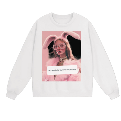 CREWNECK FLEECE SWEATSHIRTS WHITE Streetwear Unisex Heavyweight Drop Shoulder Oversized Fleece Sweatshirt zx2aup-wn.myshopify.com
