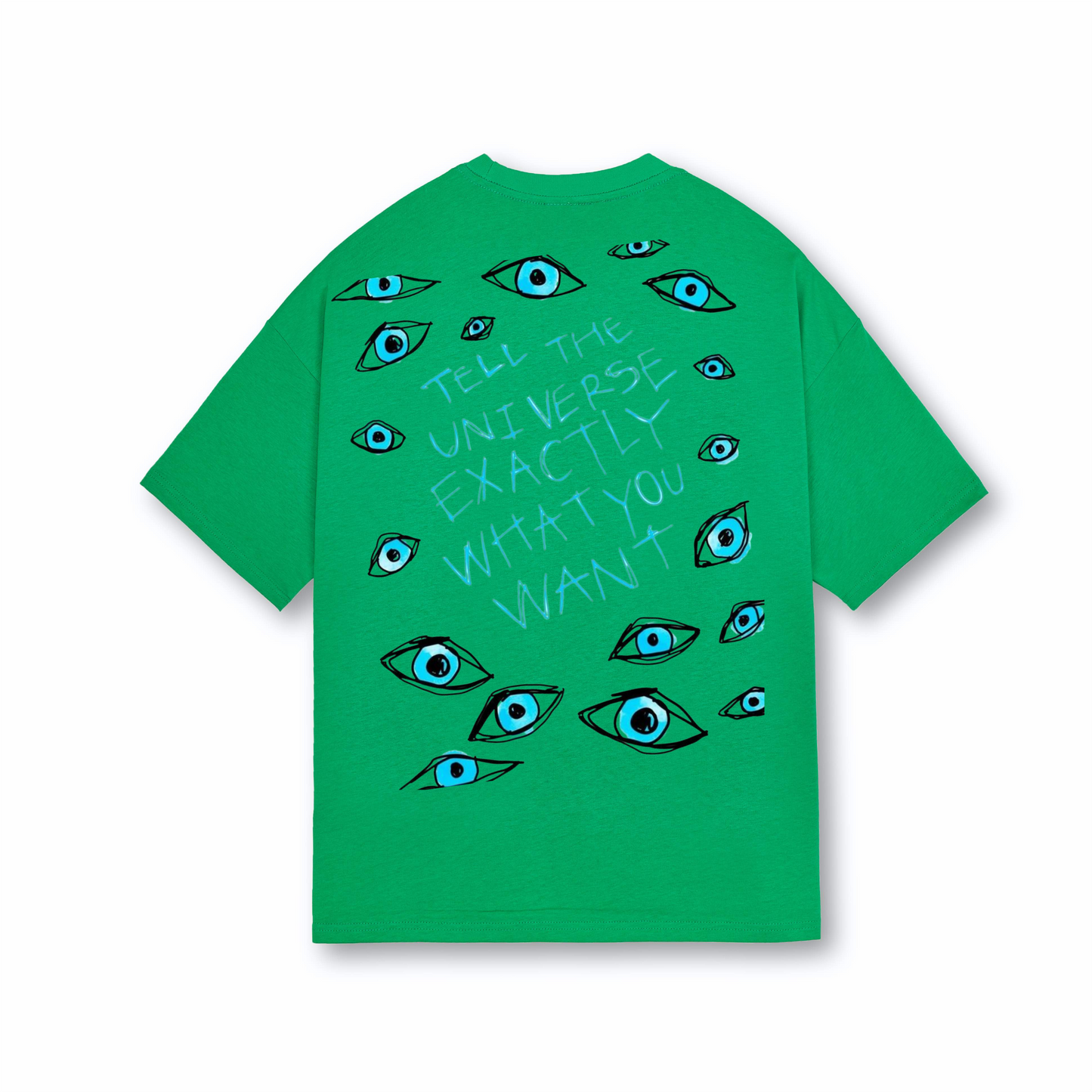 TELL THE UNIVERSE - SPIRITUAL TRIP 240GSM Unisex Oversized  Drop Shoulders T-shirt