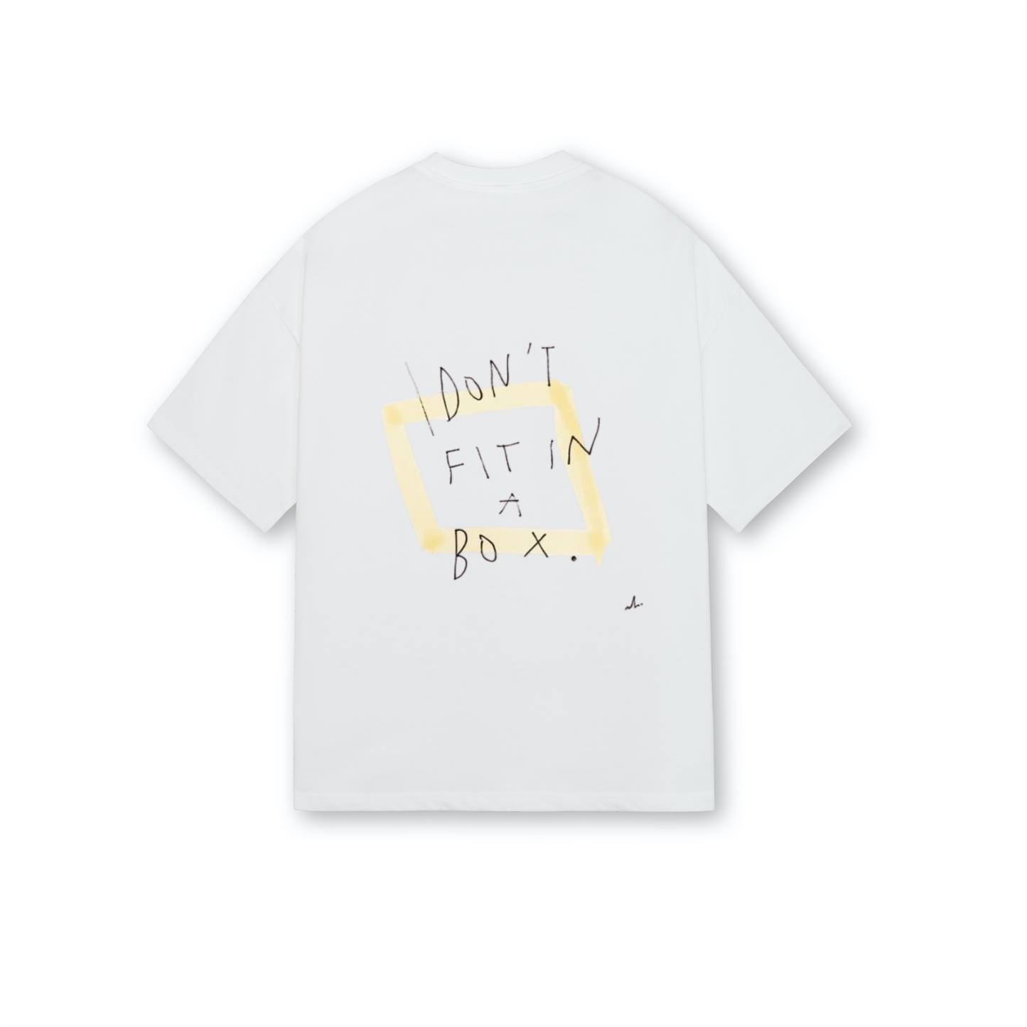 DONT PUT ME IN A BOX - 240GSM Unisex Oversized  Drop Shoulders T-shirt