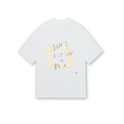 DONT PUT ME IN A BOX - 240GSM Unisex Oversized  Drop Shoulders T-shirt