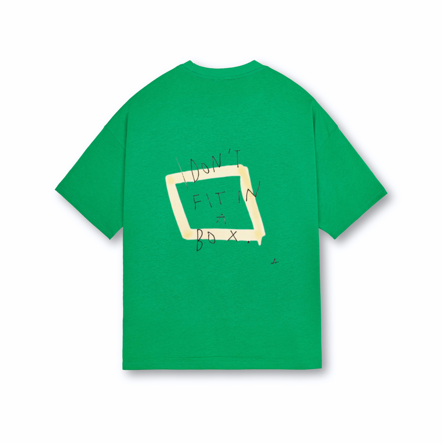 DONT PUT ME IN A BOX - 240GSM Unisex Oversized  Drop Shoulders T-shirt