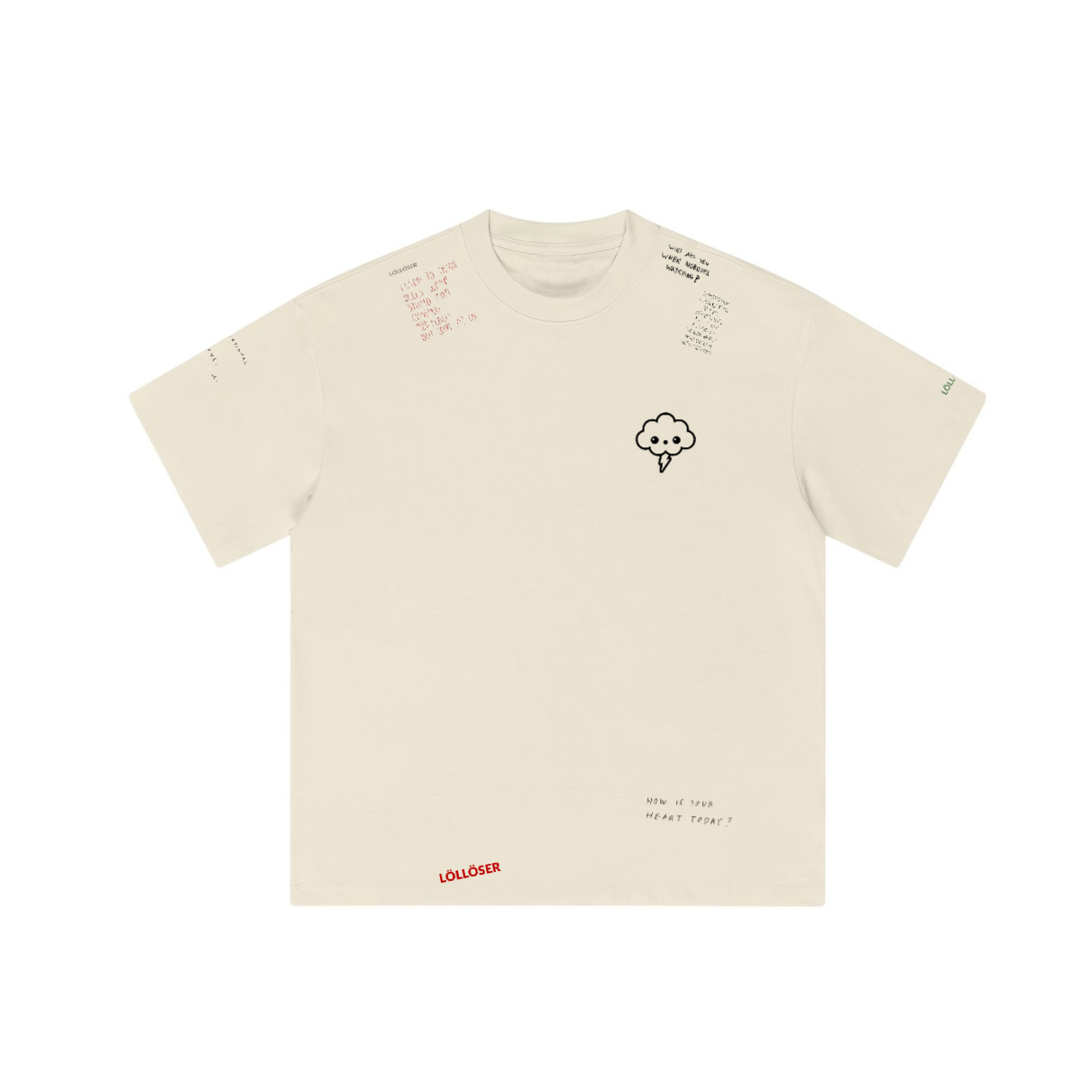 you pinky promised boxy drop shouold cut t shirt Unisex Loose T-shirt(310GSM)