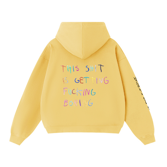 Unisex Cropped Double-Zip Hoodie (460 GSM)