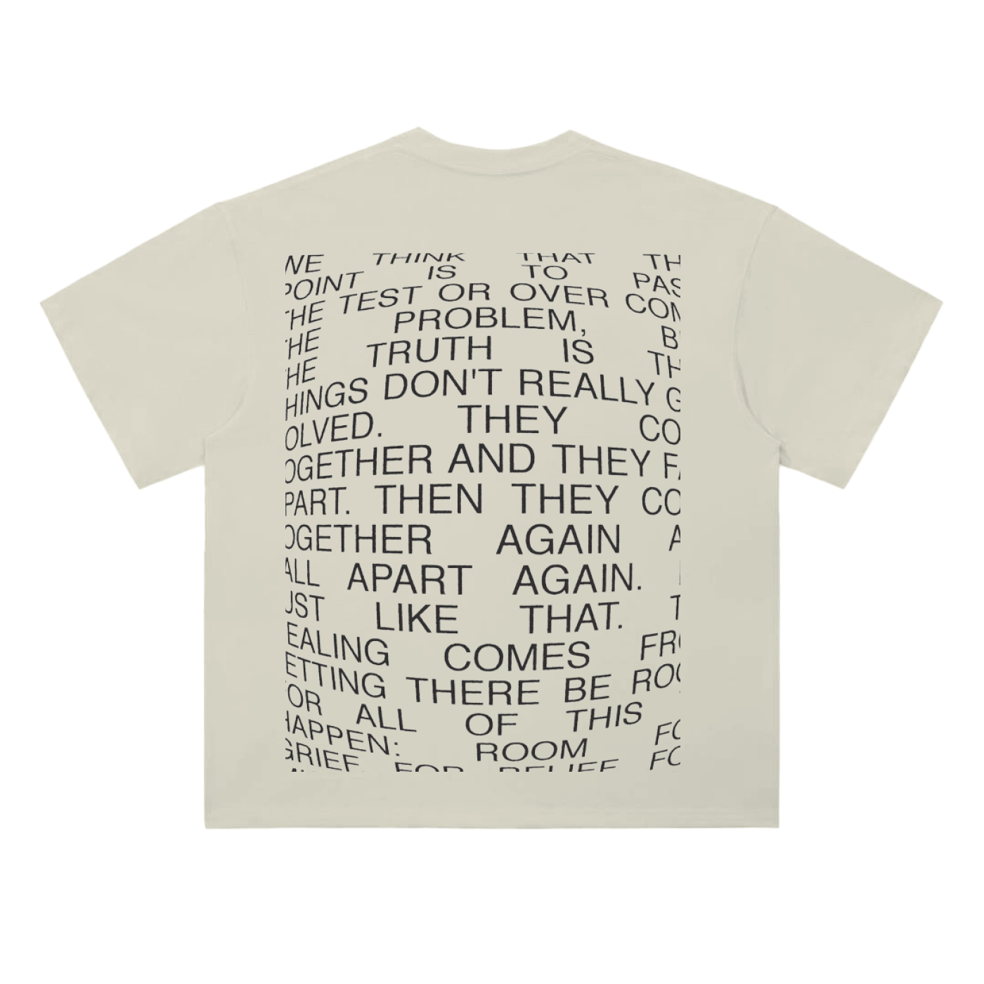 Heavyweight Drop Shoulder Cotton T-Shirt