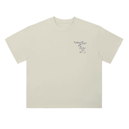 Heavyweight Drop Shoulder Cotton T-Shirt