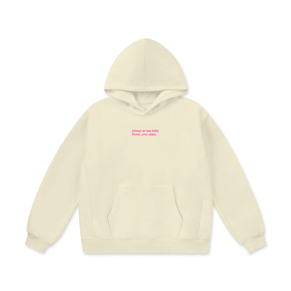 [product_type] ITS ALWAYS YOUR LOSE BABY, NEVER EVER MINE - Oversize Heavyweight Fleece Hoodie - 460 GSM zx2aup-wn.myshopify.com