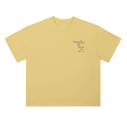 Heavyweight Drop Shoulder Cotton T-Shirt