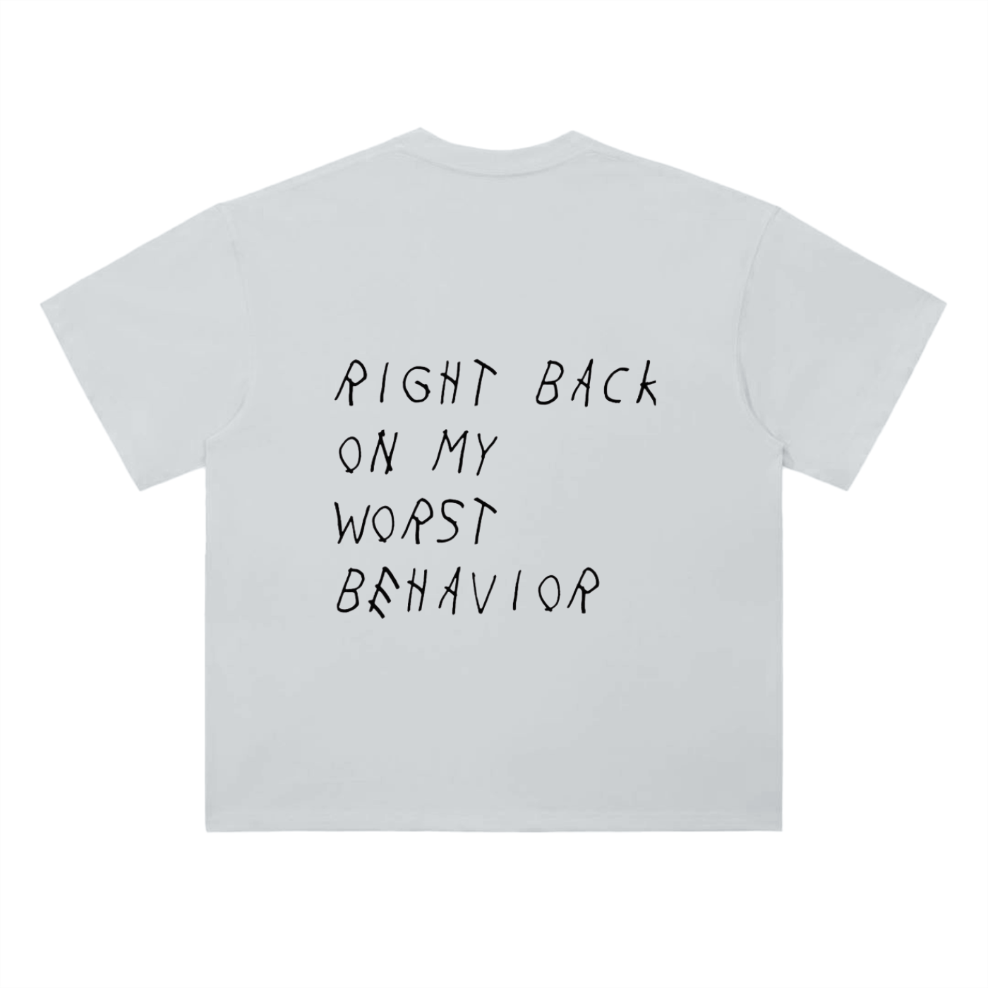 Heavyweight Drop Shoulder Cotton T-Shirt