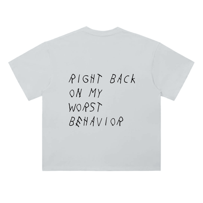 Heavyweight Drop Shoulder Cotton T-Shirt