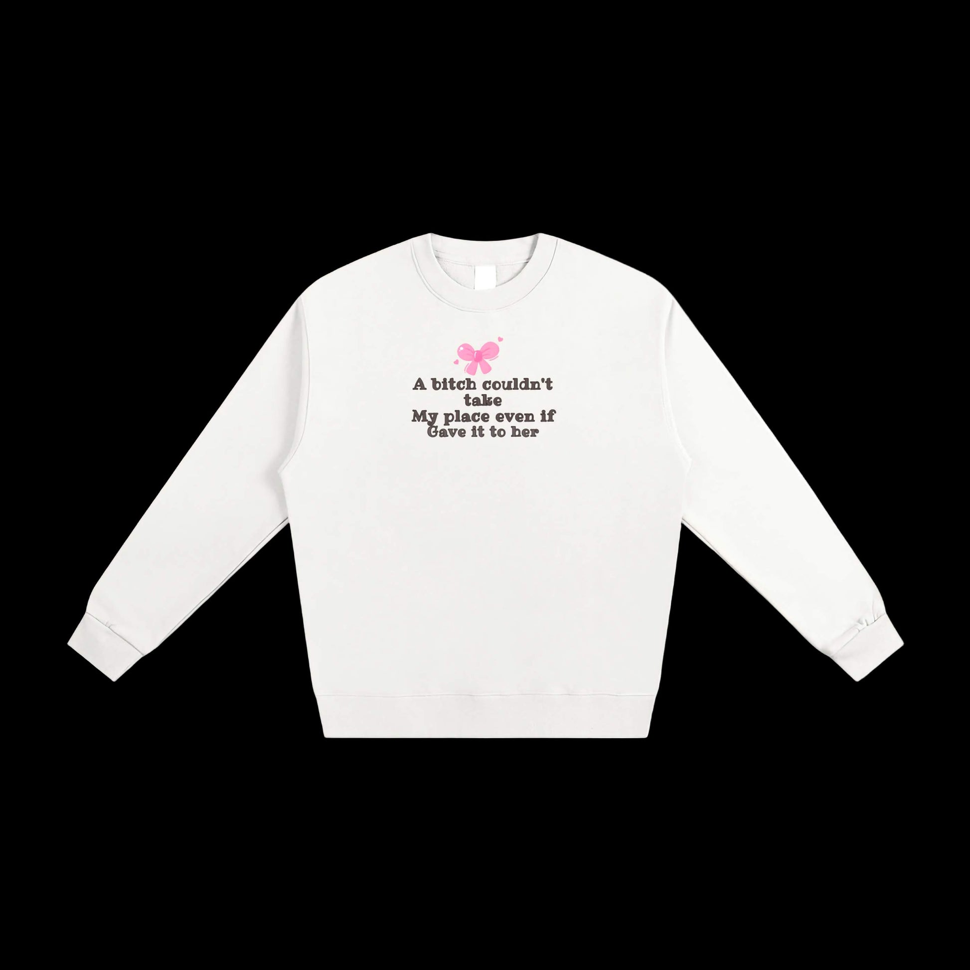 CREWNECK A BITCH COULDNT PREMIUM  -400gsm Essential crewneck Sweatshirt zx2aup-wn.myshopify.com