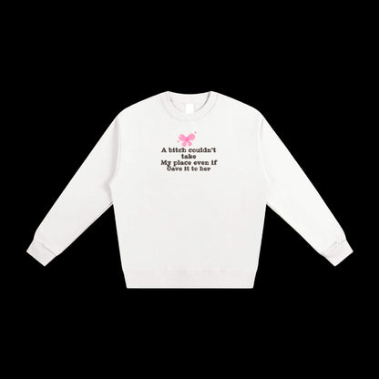 CREWNECK A BITCH COULDNT PREMIUM  -400gsm Essential crewneck Sweatshirt zx2aup-wn.myshopify.com