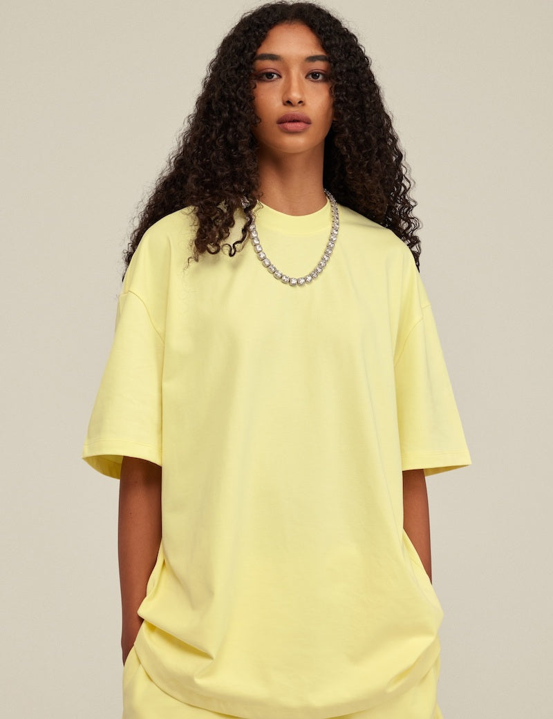you pinky promised boxy drop shouold cut t shirt Unisex Loose T-shirt(310GSM)