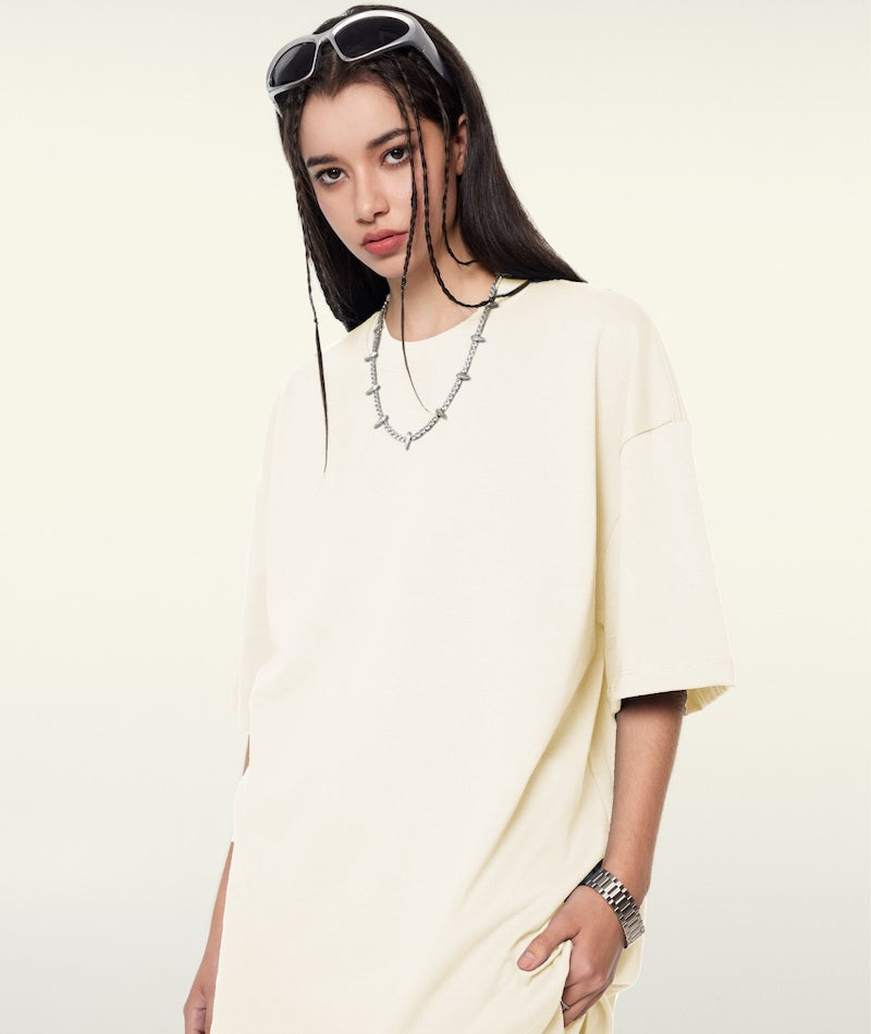 you pinky promised boxy drop shouold cut t shirt Unisex Loose T-shirt(310GSM)